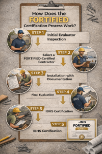 How Does the FORTIFIED Certification Process Work diagram