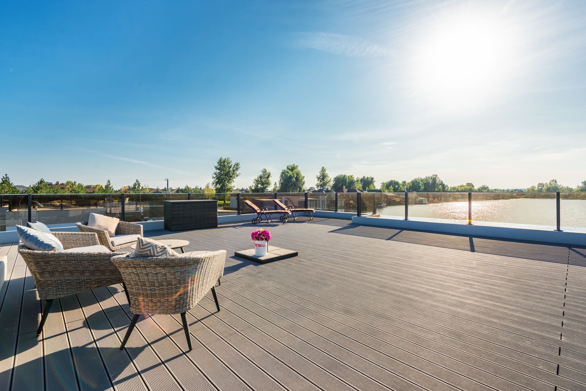composite deck backyard New Orleans renovation