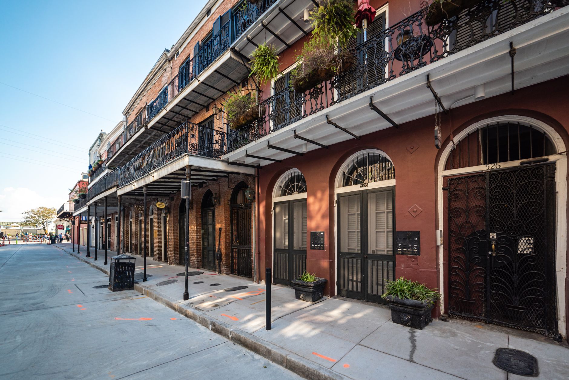 New Orleans iron balcony railing New Orleans renovation